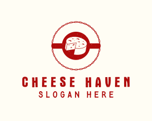 Dairy Cheese Wheel logo design