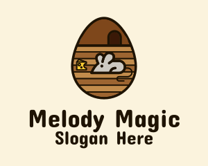 Brown Mouse Egg  Logo