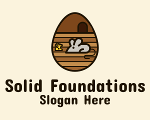 Brown Mouse Egg  Logo