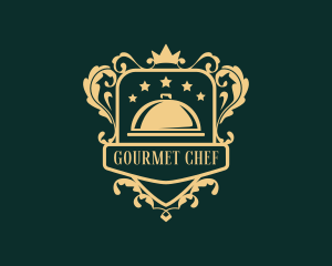 Cloche Gourmet Diner logo design