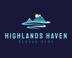 Highland Snow Peak logo design