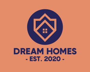 Realtor House Emblem logo