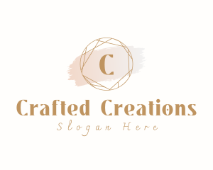 Jewelry Gemstone Watercolor logo design