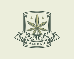 Green Cannabis Farm logo design