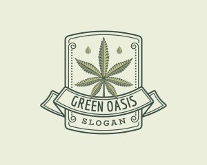 Green Cannabis Farm logo design