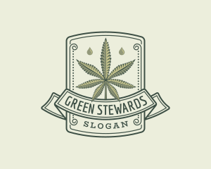 Green Cannabis Farm logo design