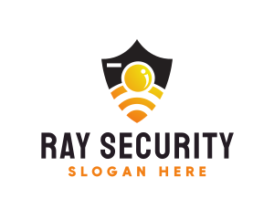 Security Camera Shield logo design