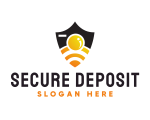 Security Camera Shield logo design