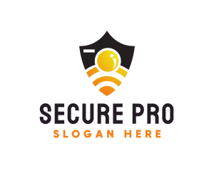 Security Camera Shield logo design