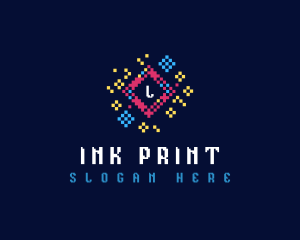 Digital Pixel Printing logo design