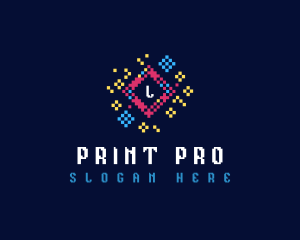 Digital Pixel Printing logo design