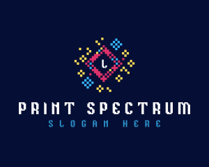 Digital Pixel Printing logo design