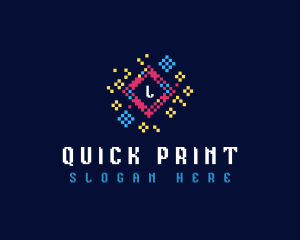 Digital Pixel Printing logo design