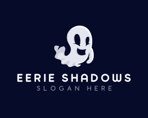 Spooky Ghost Halloween logo design