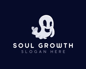 Spooky Ghost Halloween logo