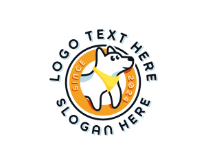 Cartoon Dog Puppy Logo