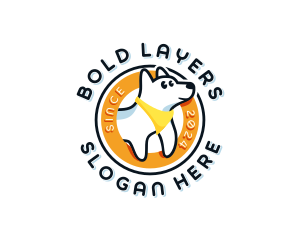 Cartoon Dog Puppy logo design