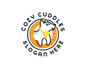 Cartoon Dog Puppy logo design