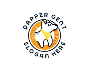 Cartoon Dog Puppy logo design