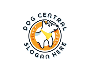 Cartoon Dog Puppy logo design