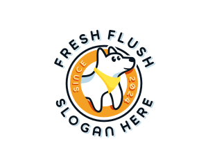 Cartoon Dog Puppy logo design