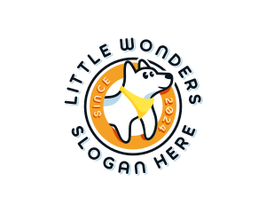 Cartoon Dog Puppy logo design