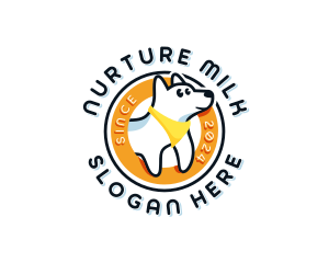 Cartoon Dog Puppy logo design