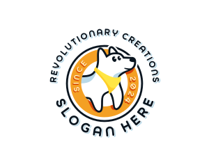 Cartoon Dog Puppy logo design