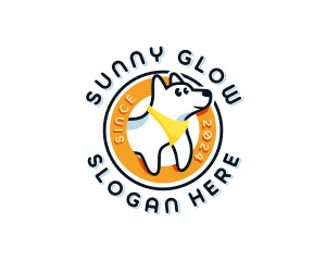 Cartoon Dog Puppy logo design