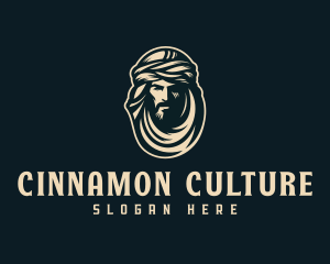 Cultural Bedouin Man logo