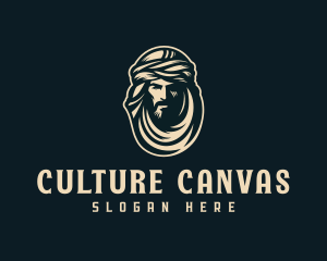 Cultural Bedouin Man logo