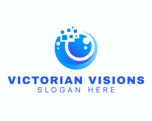 Pixel Digital Vision logo design