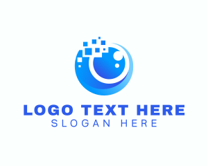 Camera - Pixel Digital Vision logo design