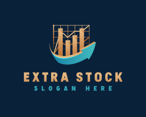 Stock Market Chart logo design