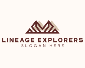 Mountain Travel Landmark logo design