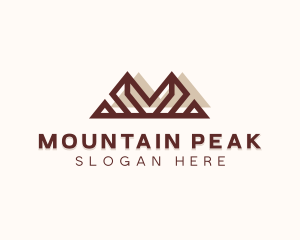 Mountain Travel Landmark logo design