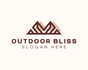 Mountain Travel Landmark logo design