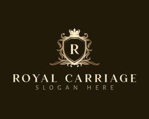 Crown Shield Decorative logo design