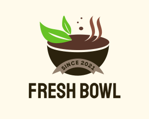 Organic Soup Bowl  logo design