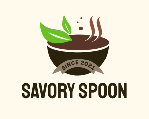 Organic Soup Bowl  logo design