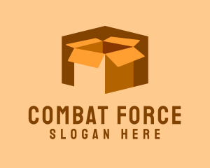 Cargo Package Box  Logo