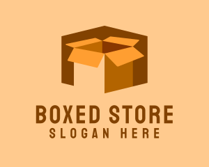 Cargo Package Box  logo design