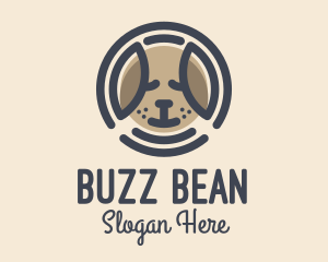 Puppy Dog Circle logo design