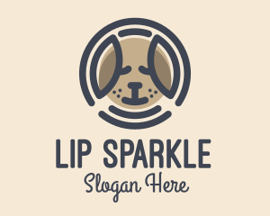 Puppy Dog Circle logo design