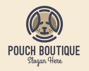 Puppy Dog Circle logo design