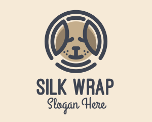 Puppy Dog Circle logo design