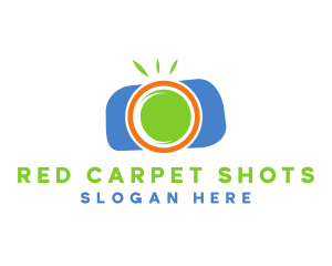 Camera Shutter Fruit logo