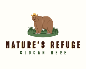 Grizzly Bear Wildlife logo