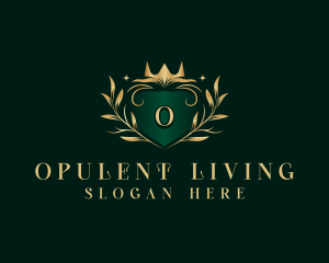 Organic Royalty Ornament logo design