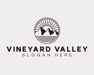 Mountain Valley Camping logo design